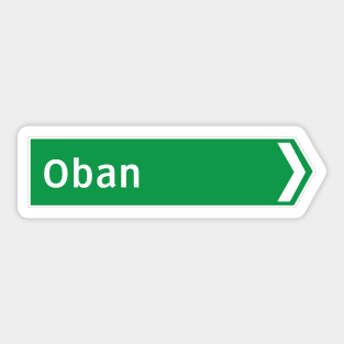 New Zealand Road Signage - Oban (Southland/Otago) Sticker